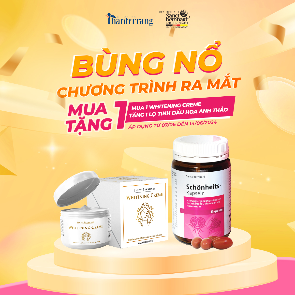 KEM TRỊ NÁM WHITENING CREME - ĐÓN HÈ RẠNG RỠ VỚI ƯU ĐÃI CỰC KHỦNG