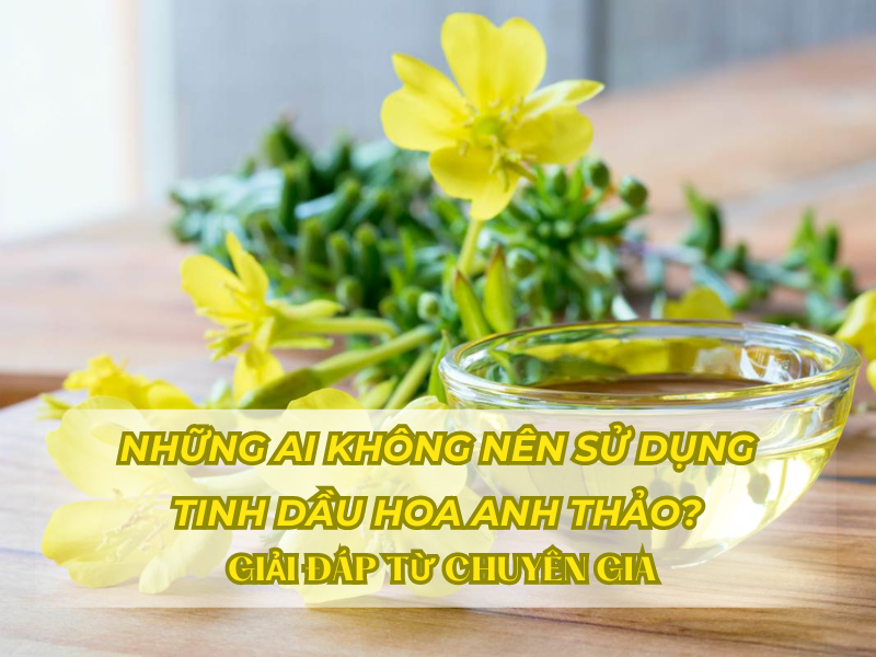 Những ai không nên sử dụng tinh dầu hoa anh thảo? - Giải đáp từ chuyên gia