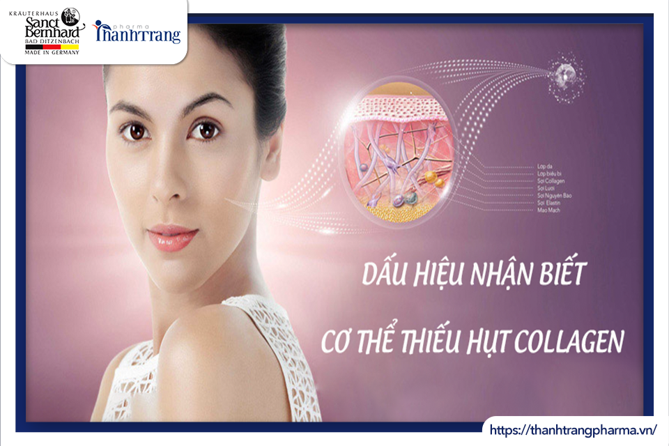 DẤU HIỆU NHẬN BIẾT CƠ THỂ ĐANG THIẾU HỤT COLLAGEN