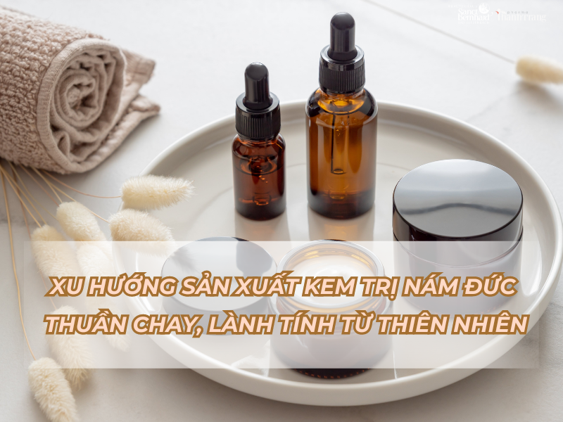 Xu Hướng Sản Xuất Kem Trị Nám Đức - Thuần Chay, Lành Tính Từ Thiên Nhiên